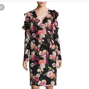 TDC: FLORAL WRAP DRESS